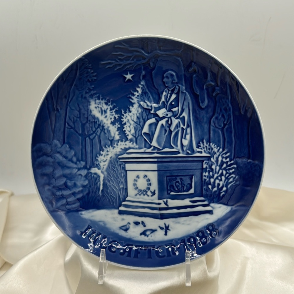 Bing and Grondahl 1988 Christmas Plate